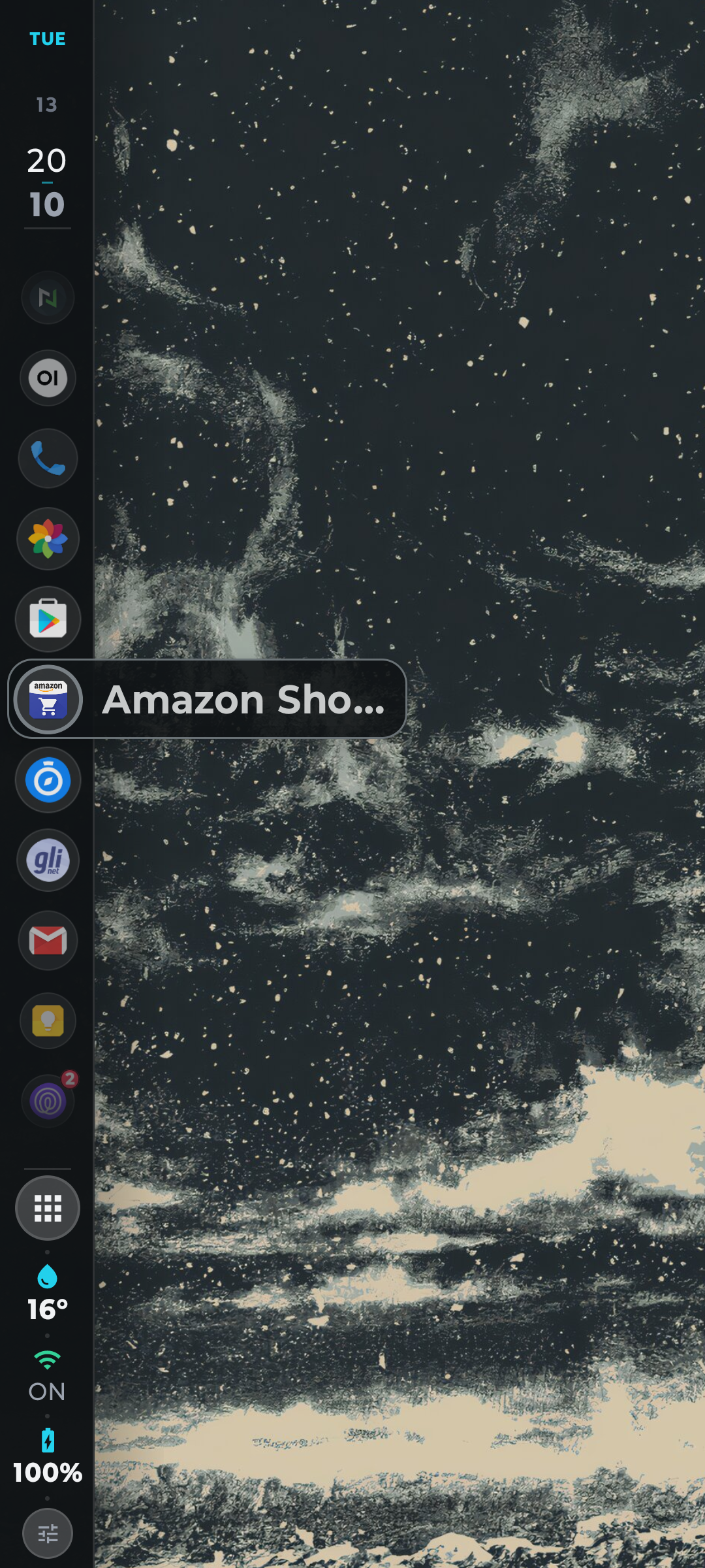 Vert Launcher Lateral App Label Expansion