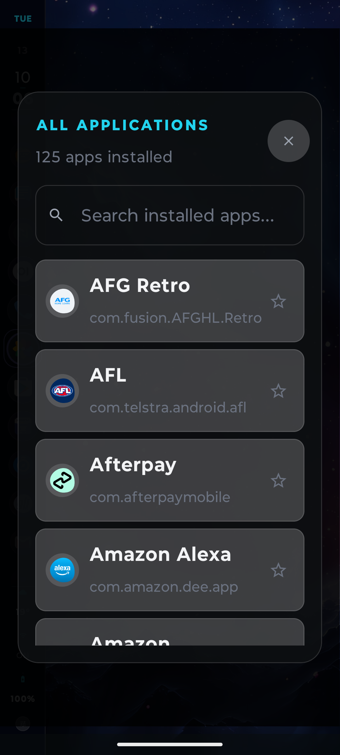 Vert Launcher App Search